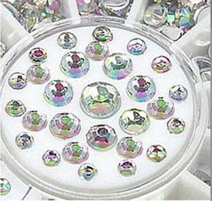 Clear Rhinestone wheel