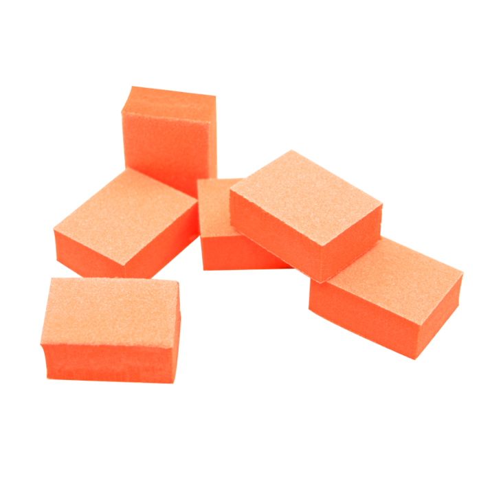 Orange Mini Buffing Block 100/180 Grit 50pk