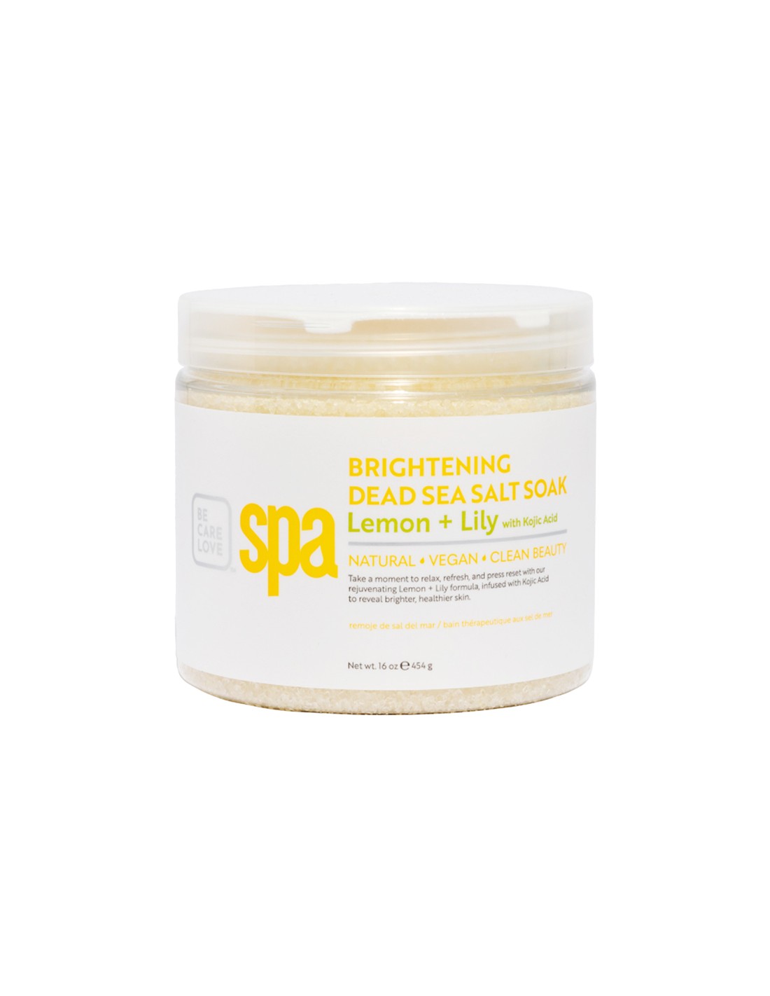 BCL Dead Sea Salt Soak Lemon+ Lily 64oz
