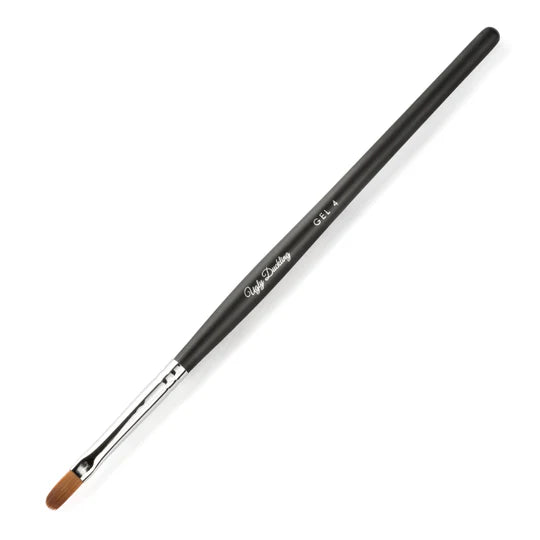 UD Gel 4 Brush -Matte Blk Wood Handle