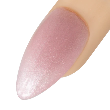 Mani Q Fiber Gel with Keratin Pink Shimmer