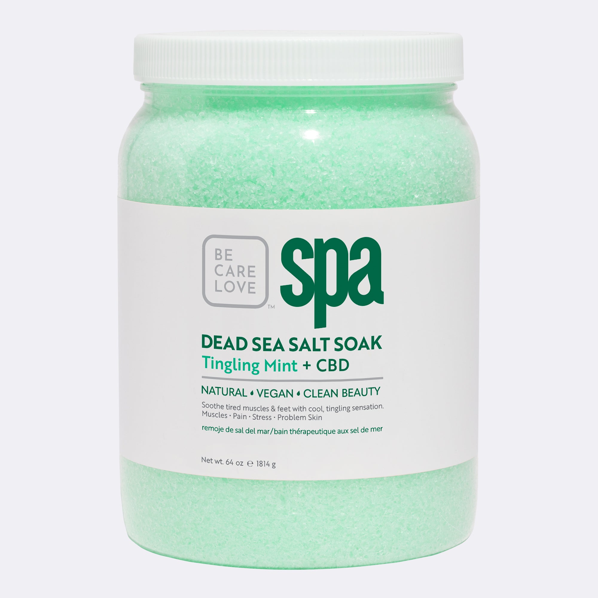 BCL Dead Sea Salt Soak CBD 64oz