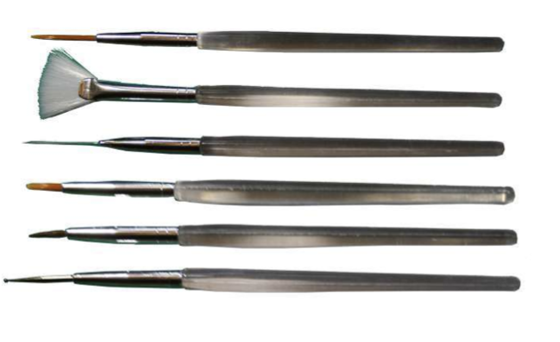 Nail Art Brush Set 6pc