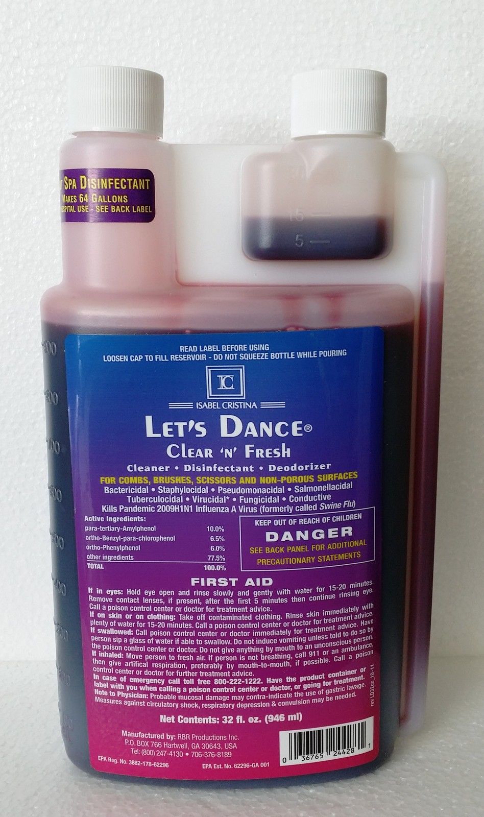 Lets Dance Disinfectant 32 oz