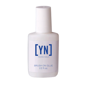 Brush on nail glue