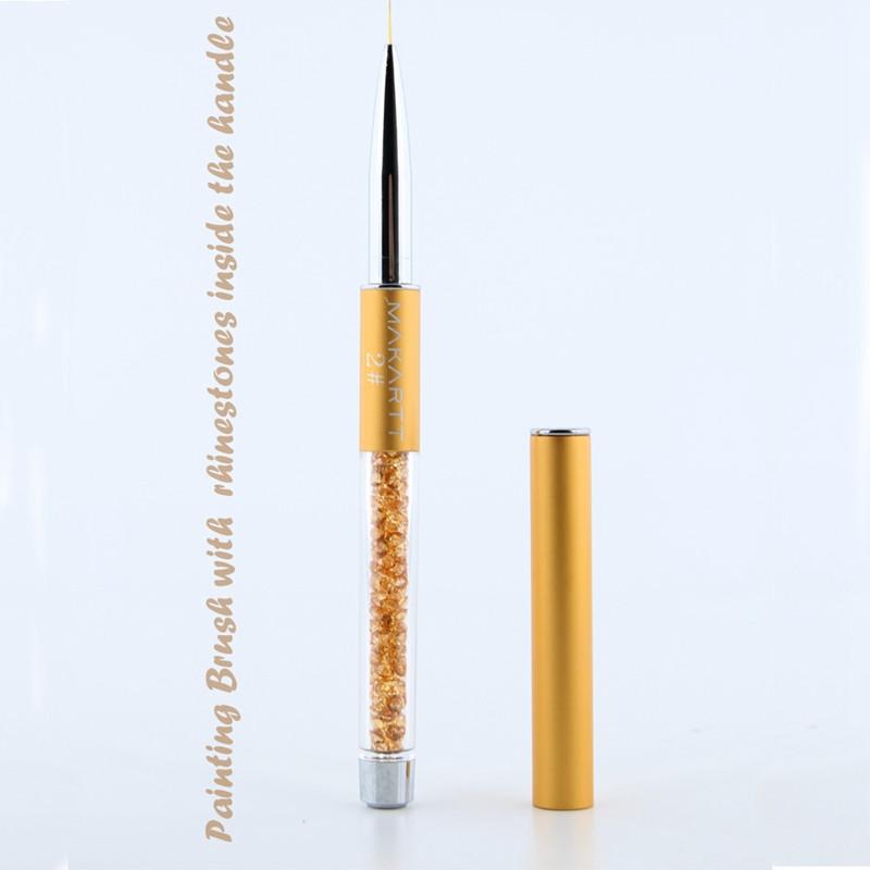 Rhinestone handle Detailer Brush