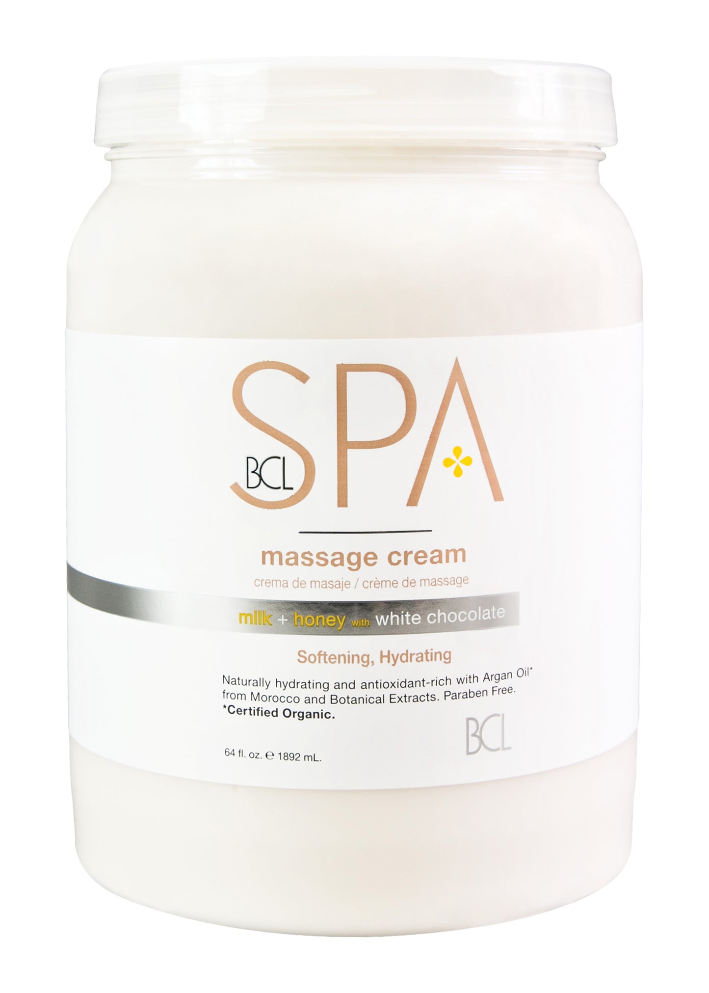 BCL Massage Cream Jasmine Coconut 64oz