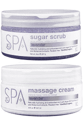 BCL Lavender Scrub + Massage Cream Set