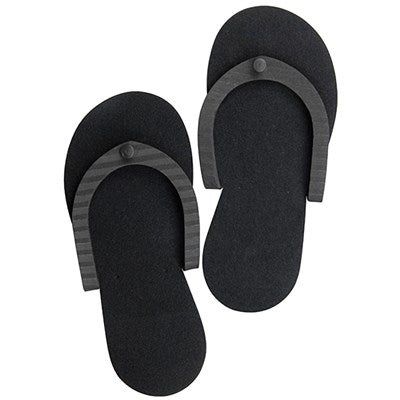 Black Pedi Slippers Disposable
